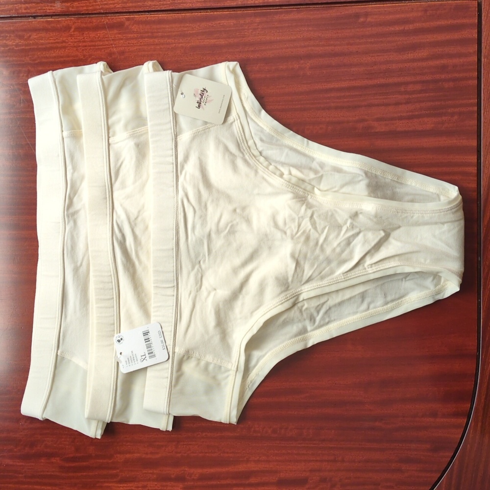 Bundle (3) Richer Poorer High Cut Brief In Bone Size XL Sold By Free People